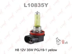 ����� H8 12V 35W PGJ19-1 Yellow LYNXauto L10835Y ����