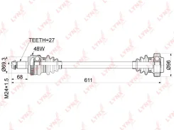 ������ � ����� ������ ����� ��� BMW 1, BMW 3 LYNXauto CD-1031A CD1031A ����