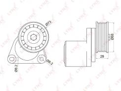 ���������� ����� ��������� ������������ ��� FORD Mondeo, FORD Transit, FORD Galaxy LYNXauto PT-3013 PT3013 ����