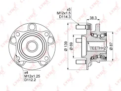 ������� ������ | ����� ����/��� | LYNXauto WH-1112 WH1112 ����