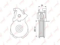 ����� �������� ���������� ����� LYNXauto PT-3053 PT3053 ����