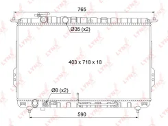 �������� ���������� ������ AT ��� Hyundai Sonata IV, Hyundai XG, KIA Opirus LYNXauto RB-1068 RB1068 ����