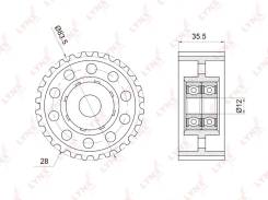 ����� �������� ����� ��� ��� Toyota Hilux, Toyota Hiace, Toyota LAND Cruiser LYNXauto PB-3038 PB3038 ����