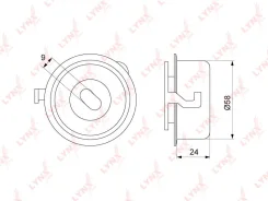 ����� �������� ����� ��� ��� Hyundai ATOS, KIA Picanto, Hyundai GETZ 1.1 LYNXauto PB-1274 PB1274 ����