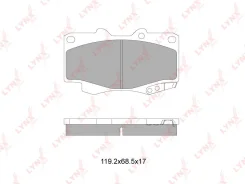 ������� ��������� �������� �������� ��� Toyota Hilux, Toyota Fortuner LYNXauto BD-7606 BD7606 ����