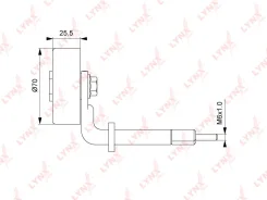 �������� ����� ��������� ������������ ��� BMW 5, Rover 75, BMW 3 LYNXauto PB-5114 PB5114 ����