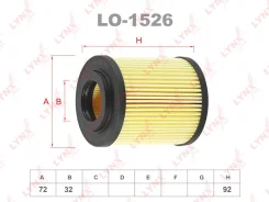 �������� ����������� ������ ��� OPEL Astra, OPEL Meriva, OPEL Mokka J13 LYNXauto LO-1526 LO1526 ����