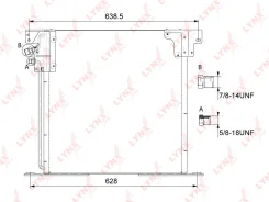 �������� ������������ ��� Mercedes-BENZ VITO, Mercedes-BENZ V-Class V LYNXauto RC-0323 RC0323 ����