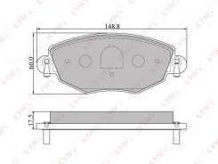 ������� ��������� �������� �������� ��� FORD Mondeo III, Jaguar X-TYPE LYNXauto BD-3006 BD3006 ����