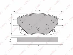 ��������� ������� �������� ������ ��� FORD Transit, FORD Tourneo Connect LYNXauto BD-3003 BD3003 ����