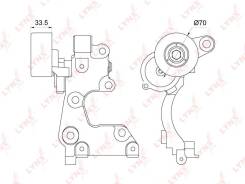 ���������� ������������� ����� ��� Toyota LAND Cruiser, Toyota FJ Cruiser, Toyota 4 Runner LYNXauto PT-3227 PT3227 ����