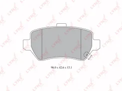��������� �������� ������� ������ ����� � ������ ��� LADA XRAY ��� OPEL Astra, OPEL Zafira, OPEL Meriva LYNXauto BD-5911 BD5911 ����