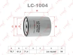 �������� ������ ��� Skoda Fabia, SEAT Arosa 1.0, Volkswagen LUPO 1.0 LYNXauto LC-1004 LC1004 ����