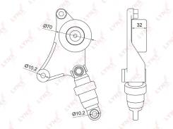 ����� �������� ��������� ������������ LYNXauto PT3043 PT3043 ����