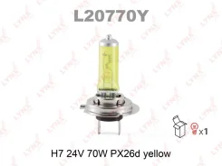 ����� H7 24V 70W ��26d Yellow HCV LYNXauto L20770Y L20770Y ����