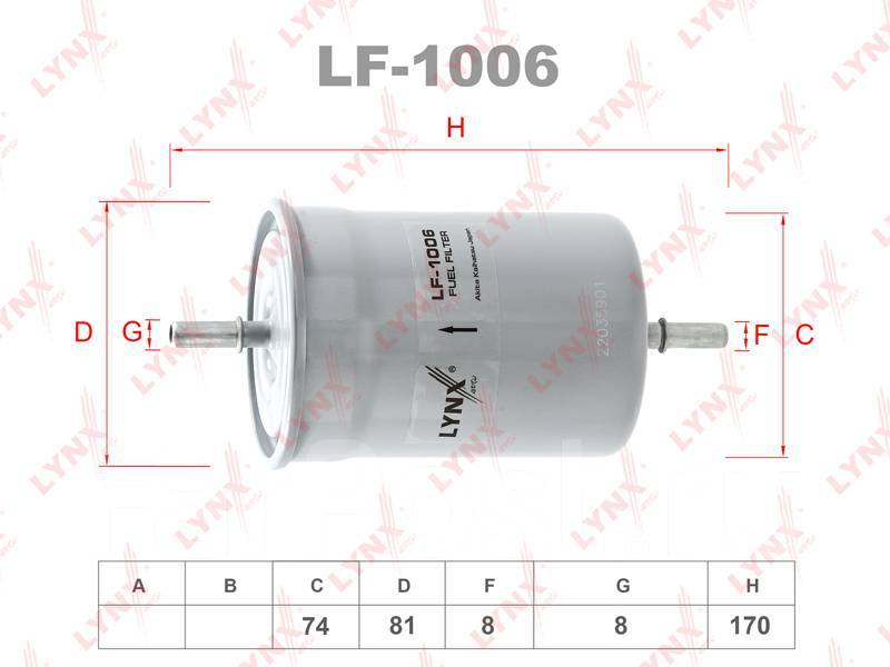   UAZ Patriot LYNXauto LF1006 LF1006 