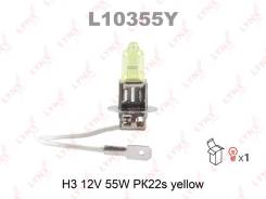 ����� H3 12V55W Pk22s Yellow LYNXauto L10355Y ����