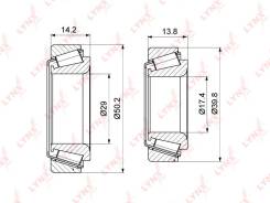 �������� ��������� ����������� 2 ��. ������ ��� Volkswagen GOLF, Volkswagen Passat, Volkswagen POLO LYNXauto WB-1275 WB1275 ����