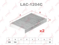 �������� ������ ������ 2 ����� ��� Mercedes-BENZ S-Class, Ssangyong Musso/Mussosports Ssang LYNXauto LAC-1204C LAC1204C ����