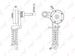 �������� ����� ��������� ������������ ��� OPEL Astra, OPEL Corsa, Chevrolet AVEO LYNXauto PT-3034 PT3034 ����