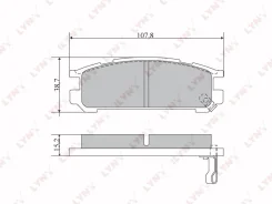 ��������� ������� �������� ������ ��� Subaru Legacy, Subaru Impreza, Subaru Stella 14- LYNXauto BD-7109 BD7109 ����