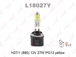 ����� H27W/1 12V PG13 Yellow LYNXauto L18027Y L18027Y ����