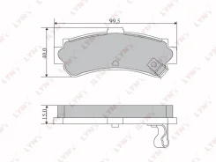 ��������� ������� �������� ������ ��� Nissan Almera I, Nissan Lucino, Nissan Presea 90-00 LYNXauto BD-5718 BD5718 ����
