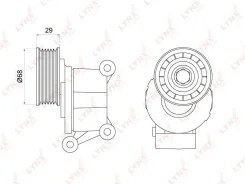 ���������� ����� ��������� ������������ ��� FORD Focus, FORD C-MAX/Grand C-MAX, Mazda 3 LYNXauto PT-3012 PT3012 ����