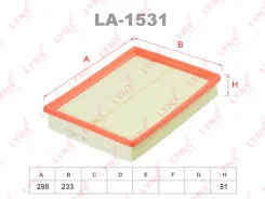 ��������� ������ ��� SAAB 9-3, Cadillac BLS, OPEL Vectra C LYNXauto LA-1531 LA1531 ����
