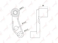 ����� �������� ����� ��� ��� Skoda Fabia, Volkswagen GOLF, Volkswagen POLO LYNXauto PB-3030 PB3030 ����