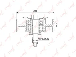����� �������� ���������� ����� LYNXauto PB7243 PB7243 ����
