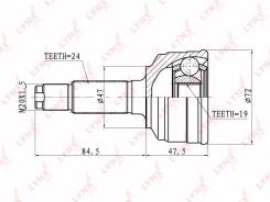 ���� �������� ����� ����/��� LYNXauto [CO1821] CO1821 ����