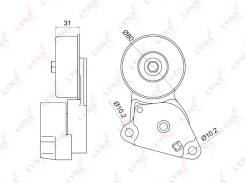 ���������� ����� ��������� ������������ ��� Mitsubishi L200 Mitsubishi, Mitsubishi Pajero, Mitsubishi L 200 LYNXauto PT-3023 PT3023 ����