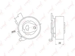 ����� �������� ����� ��� ��� OPEL Astra, OPEL Vectra, OPEL Corsa LYNXauto PB-1048 PB1048 ����