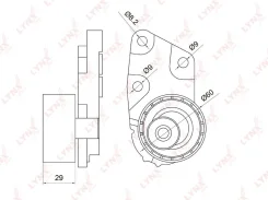 ����� �������� ����� ��� ��� Daewoo Nubira, Chevrolet AVEO, Chevrolet Lacetti LYNXauto PB-1074 PB1074 ����