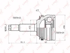 ���� �������� �������� ������ � ����� ��� Daewoo Lanos LYNXauto CO-1815A CO1815A ����