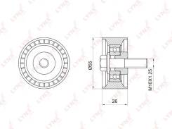 ����� �������� ����� ��� LADA 16��. Granta Kalina Largus Priora Vesta XRAY ��� LADA Kalina, LADA Granta, LADA Vesta LYNXauto PB-3012 PB3012 ����