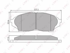 ������� ��������� �������� �������� ��� Toyota MARK II, Toyota Crown |, Toyota Cresta ����� LYNXauto BD-7514 BD7514 ����