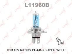 ����� H19 12V 60/55W PU43t-3 Super White ��� LADA Granta, KIA SOUL III LYNXauto L11960B L11960B ����