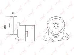 ���������� ����� ��������� ������������ ��� OPEL Astra, OPEL Vectra, Daewoo Nubira LYNXauto PT-3031 PT3031 ����