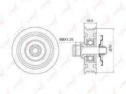     LYNXauto PB5034/ 0187-AT220/GT90940/JHT0067 1G#, 2E-5E, 4A 5A 7A PB5034 