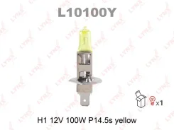 ����� H1 12V 100W P14,5s Yellow LYNXauto L10100Y L10100Y ����