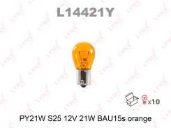  PY21W 12V BAU15S Orange LYNXauto L14421Y L14421Y 
