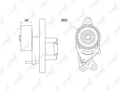 ���������� ������������� ����� ��� Peugeot Partner, Peugeot 206, Citroen Berlingo LYNXauto PT-3159 PT3159 ����