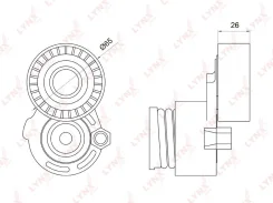 ����� �������� ��������� ������������ LADA Largus LYNXauto [PT3035] PT3035 ����