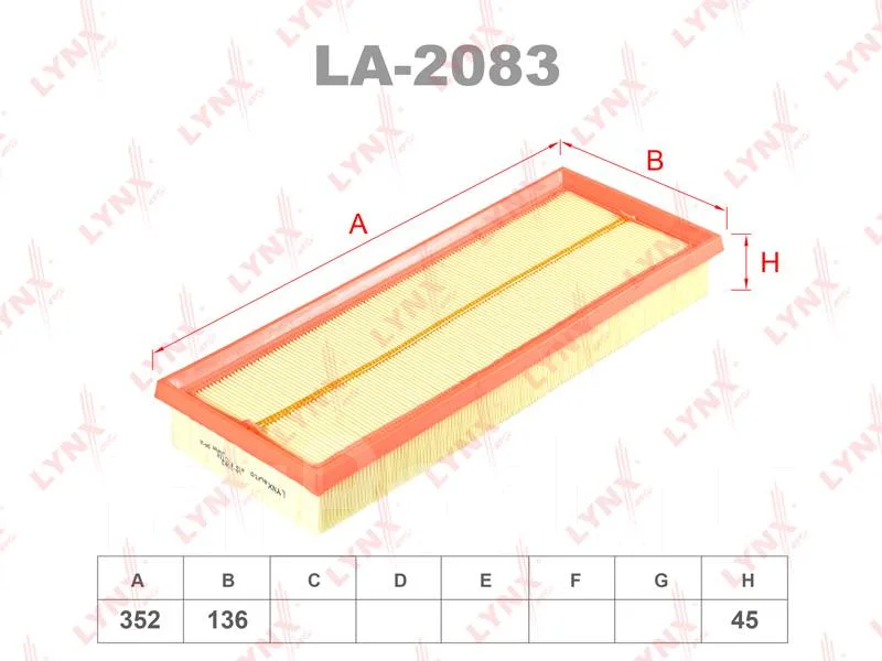 ������ ��������� LYNXauto [LA2083] LA2083 ����