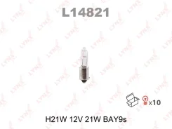 ����� H21W 12V BAY9S LYNXauto L14821 L14821 ����