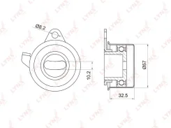 ����� �������� ����� ��� ��� Mitsubishi Lancer, Mitsubishi Mirage, Mitsubishi Space STAR LYNXauto PB-1032 PB1032 ����