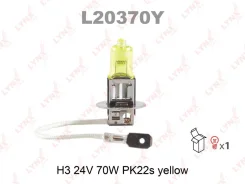����� �3 24V 70W Pk22s Yellow HCV LYNXauto L20370Y L20370Y ����