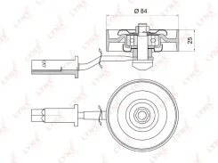 �������� ����� ���������� ����� ��� Nissan Maxima, Nissan Murano, Nissan Presage LYNXauto PB-5019 PB5019 ����
